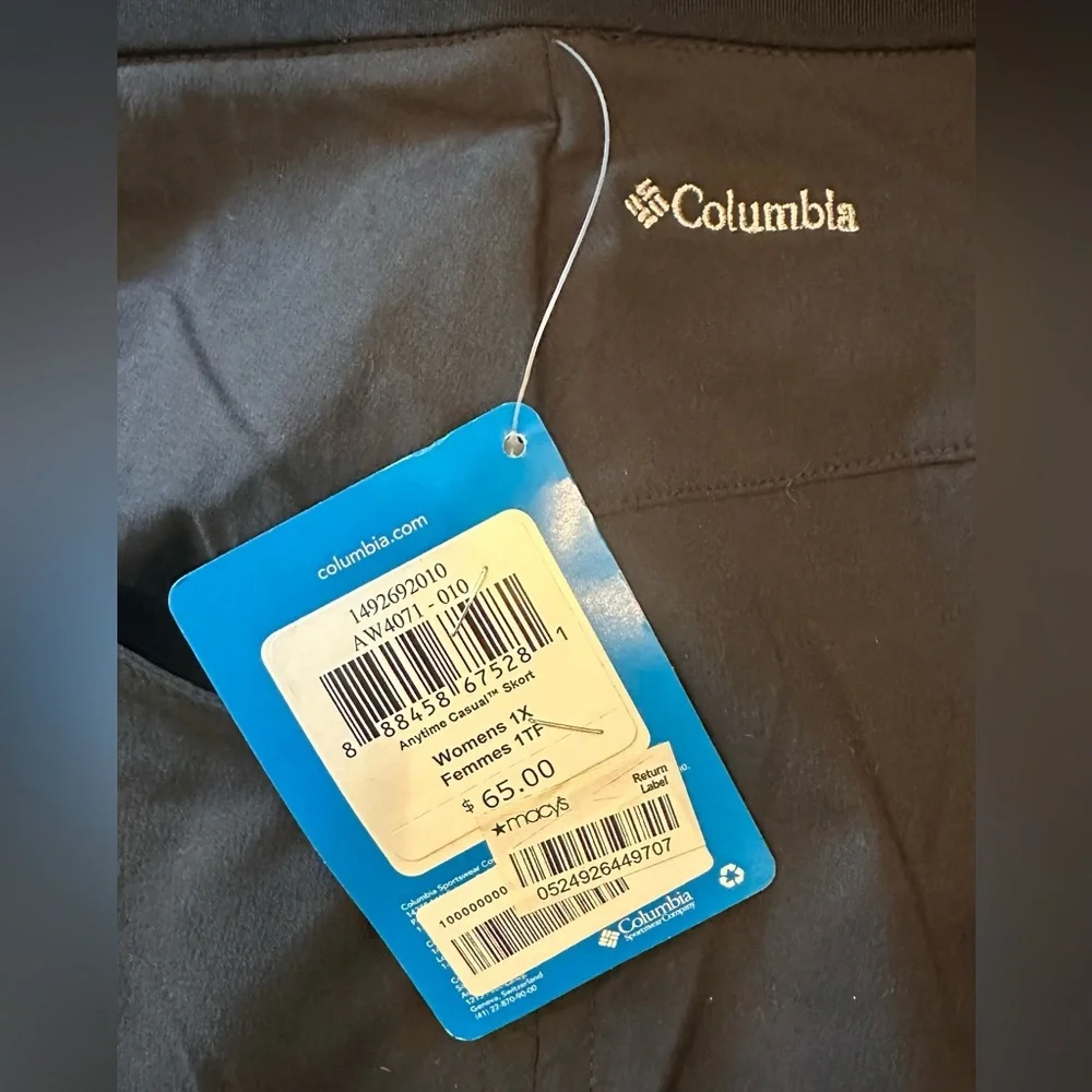 Columbia Women’s Black Skort – Size 1X – NWT - Picture 6 of 6